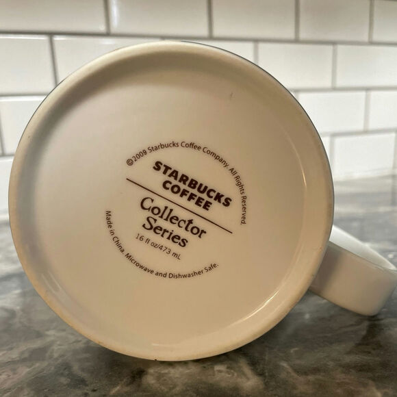 Starbucks San Diego 2009 Coffee Mug Collector Series Global Icon 16 oz NO BOX - Picture 6 of 6